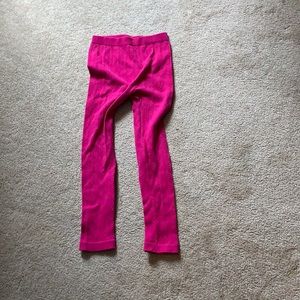 Set of 2 pink and black tights